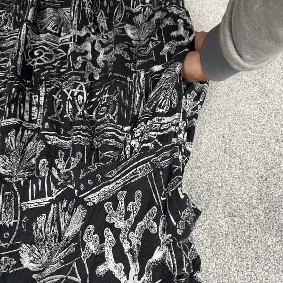 Vintage 90s Y2K Hilo Hattie Dress 3XL Plus Hawaiian Aloha Muumuu Tribal Coastal - Picture 6 of 10